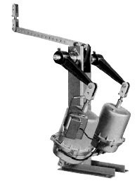 Johnson Controls 7471 Single 8 to 13 psig spring W/positioner swivel mt brkt clevis and crank arm