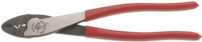 Klein Tools 823015 9" Crimping Cutting Tool Non Insulated and Insulated Connectors Crimps 10 to 22 AWG Solderless Terminals and Connectors