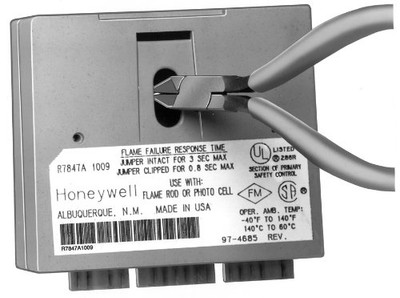 Honeywell 35280 Flame Signal Amplifier, 0.8, 1.0 sec. Response Time, AMPLI-CHEC