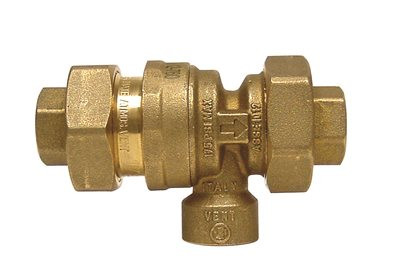 Zurn 483032 Zurn 760 Series Dual Check Valve Backflow Preventer With Atmospheric Vent, 1/2 In. Fnpt X 1/2 In. Fnpt, Bronze