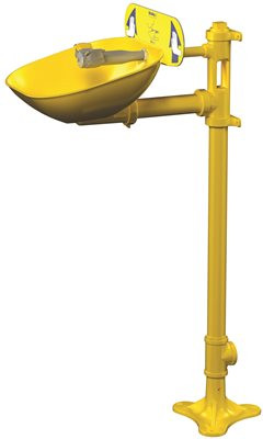 Bradley S19214EW HALO PEDESTAL MOUNT EYEWASH WITH PLASTIC BOWL