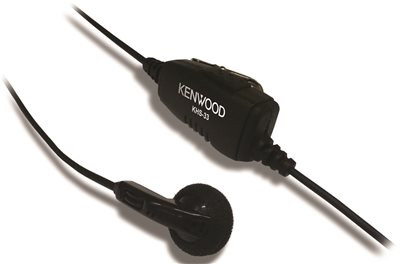 KENWOOD 2471327  Clip Microphone with Earphone (Single Pin) for PTK-23K ProTalk Lite