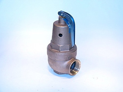 CONBRACO 45321 Apollo Valve 10-600 Series Bronze Safety Relief Valve, ASME Hot Water, 30 psi Set Pressure, 1-1/4" x 1-1/2" NPT Female.