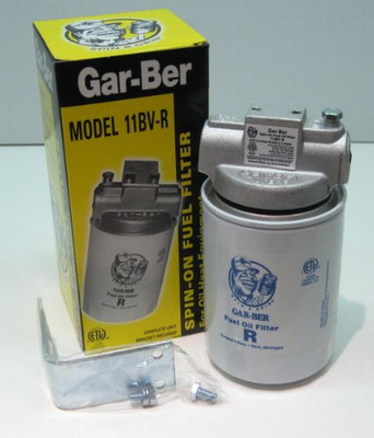 GAR-BER FILTERS 11BV-R 11BV-R 10 GPH FILTER W/BRACKET *********