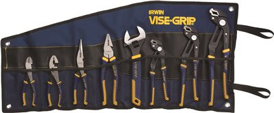 Vise Grip 286377 8 Piece GrooveLock/ProPliers Kitbag Set - Model: Includes: • (1) Each of an 8", 10" and 12" G