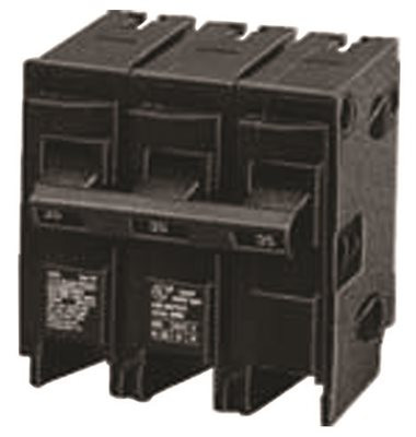 SIEMENS Q3100 QP PLUG IN 3 POLE BREAKER 100 AMP Siemens type QP three pole breaker is rated for 1