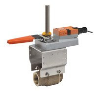 B239VS+GMB24-3-X1 Ball Valve,1.5" ,2 Way,84 Cv,w/ Non-Spring,24V,Flo
