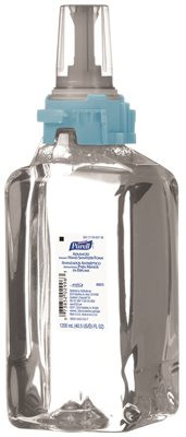 GOJO INDUSTRIES 129906 PURELL Advanced Instant Hand Sanitizer Foam, 1,200 mL ADX-12 Refill (Case of 3), Clear Bottle.