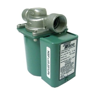 Taco 44342 -PNP Plumb N' Plug Circulator Pump, Bronze, 3/4" Sweat, 4" x 7.5" x 5.5"