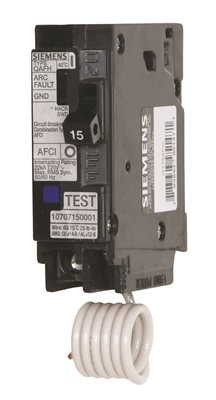 SIEMENS 660851  20-Amp Single Pole 120-volt Plug-On Combination AFCI Breaker