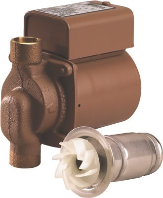 Taco 523082  Circulator Pump, 0-11 Gpm Flow Range, 1/4 hp, 3/4" Sweat, Bronze
