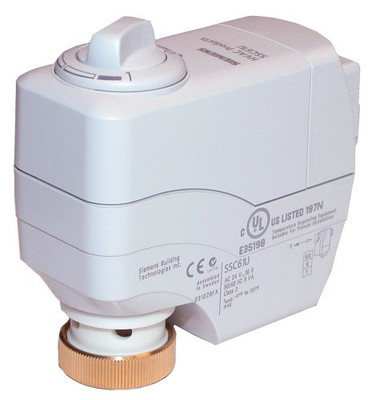SIEMENS 99417 Building Technologies Valve Actuator 67 pounds Nominal Force 24 Volts AC