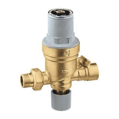 CALEFFI 114963 AutoFill Automatic Boiler Fill Valve, Pressure Indicator, 1/2-Inch MNPT Inlet by 1/2-Inch.