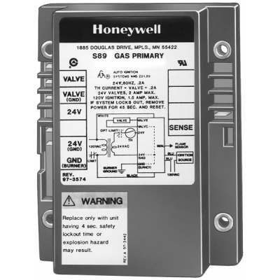 Honeywell 2784 Direct Spark Ignition Module, 4 sec trial, 4 sec lockout.