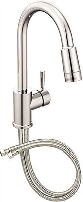 Cleveland Faucet Group 2478712 EDGESTONE™ QUICK-INSTALL KITCHEN FAUCET WITH PULL-DOWN SPOUT, 1.5 GPM, LEVER HANDLE, CHROME