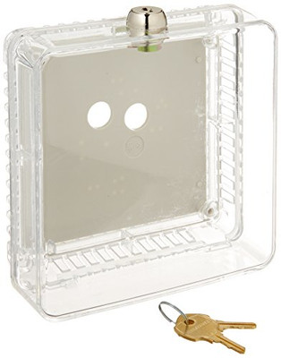 Honeywell 3094 Guard Thermostat Clear w/Keys Inside Dim 4 7/16" H X 4 7/16" W X 2 1/2" D