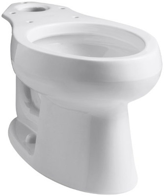Kohler 109712 WELLWORTH® ELONGATED TOILET BOWL WITH 12 IN. ROUGH, WHITE