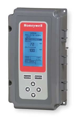 Honeywell 111286 Electronic Temperature Controller, Modulating, 2 SPDT, 2 Sensor Inputs, 1 Sensor Included.