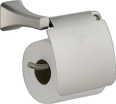 Delta 752500-SS Faucet Tesla Tissue Holder With Removable Cover, Stainless