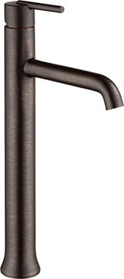 Delta 759-RB-DST Faucet Trinsic Single Handle Single Hole Bathroom Faucet for Vessel Sinks, Venetian Bronze
