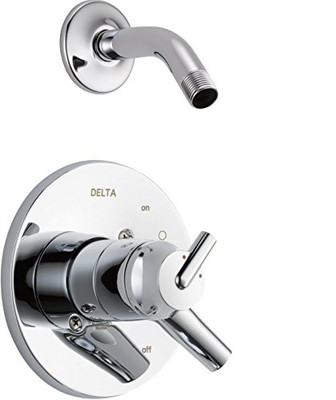 Delta T17259-LHD Faucet Trinsic 17 Series MultiChoice Shower Trim Less Showerhead (Showerhead Sold Separately), Chrome