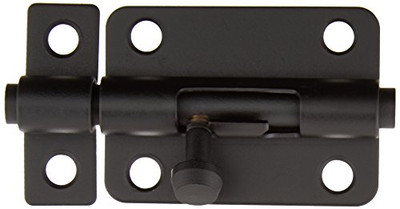 Deltana 3BBU19 3 in. Barrel Bolt w Screws (Set of 10) (Paint Black)