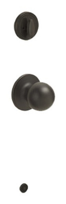 SCHLAGE JH59CNA716 Dexter by  Corona Knob Interior Handleset, Aged Bronze
