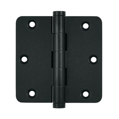 Deltana DSB35R419-R  Residential Solid Brass 3 1/2-Inch x 3 1/2-Inch x 1/4-Inch Radius Hinge