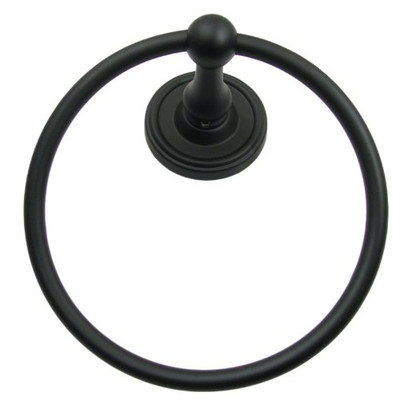 Rusticware 8286BLK RUSMIDTOWNETOWELRING
