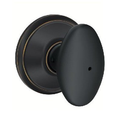 SCHLAGE J40DUB716 J Series Dublin Privacy Door Knob Finish: Aged Bronze