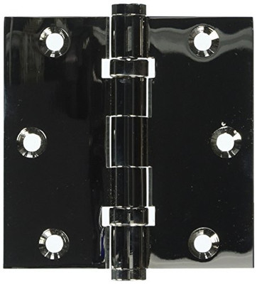 Deltana DSB35B14  Ball Bearings Solid Brass 3 1/2-Inch x 3 1/2-Inch Square Hinge