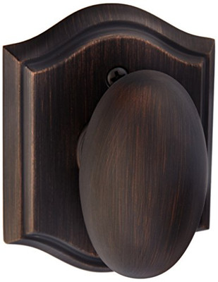 Baldwin HDELLTAR112  Reserve Half Dummy Ellipse with Traditional Arch Rose in Aged Bronze Finish