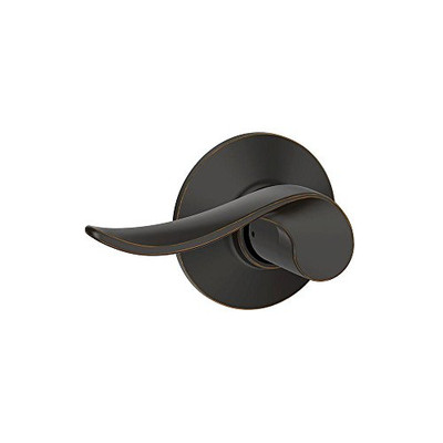 SCHLAGE F10SAC716 F10 SAC 716 Sacramento Passage Lock Lever, Aged Bronze