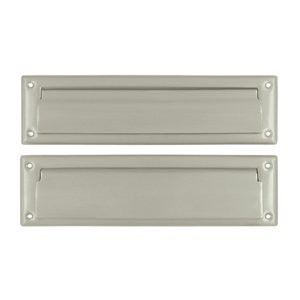 Deltana MS212U15  13 1/8-Inch Mail Slot with Solid Brass Interior Flap