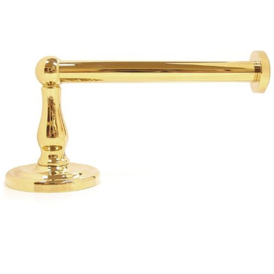 Deltana R2001-U15A R2001 Solid Brass Single Post L-Shaped Toilet Paper Roll Holder from the, Antique Nickel