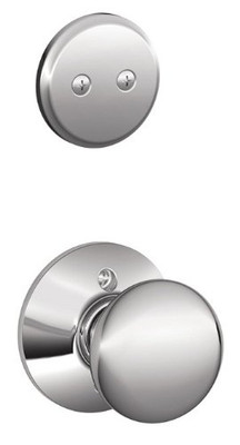 SCHLAGE F94PLY625 F94-PLY Plymouth Knob Dummy Interior Pack from the F-Series, Polished Chrome