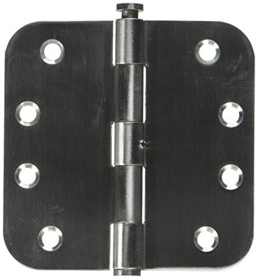 Deltana SS44R5U32D-RN  Stainless Steel 4-Inch x 4-Inch x 5/8-Inch Radius Hinge