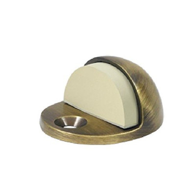 Deltana DSLP316U5 Low Profile Solid Brass Dome Stop (Set of 10) (Antique Brass)