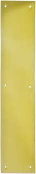 Deltana PP3515U5  3 1/2-Inch x 15-Inch Solid Brass Push Plate