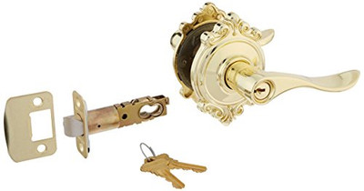 SCHLAGE F51AACC605BRK Lock Company F51A ACCENT 605 BRK 16211 10063 BROOKSHIRE Deco Rose Entry