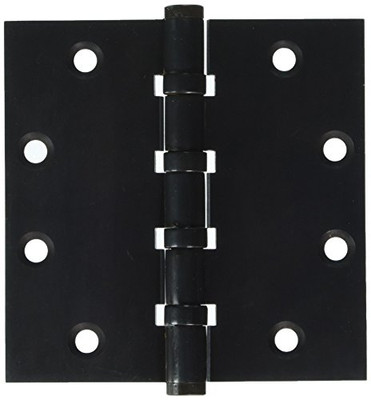 Deltana DSB45B10B  4.5 x 4.5 in. Square Ball Bearings Hinges, Oil Rubbed Bronze - Solid Brass - 30 Case - Pack of 2