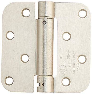 Deltana DSH4R515BM  Single Action Steel 4-Inch x 4-Inch x 5/8-Inch Spring Hinge.