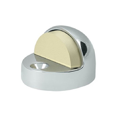Deltana DSHP916U26  High Profile 9/16-Inch Base Height Solid Brass Dome Stop.