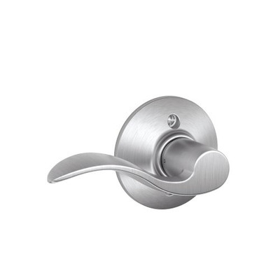 SCHLAGE F170ACC626LH  Accent Left Hand Dummy Lever, Brushed Chrome