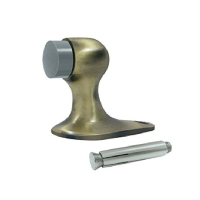 Deltana FDB218U5 Solid Brass Floor Mount Door Bumper [Set of 10] Finish: Antique Brass