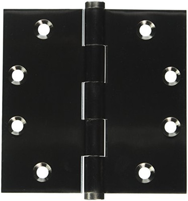 Deltana DSB4515A  4.5 x 4.5 in. Square Hinges, Antique Nickel - Solid Brass - Pack of 2