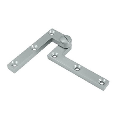 Deltana PH60U26D  4.37 x 0.62 x 1.87 in. Hinge, Satin Chrome - Solid Brass - 20 Case - Pack of 2