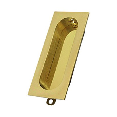 Deltana FP222U3  Rectangle 31/8-Inch x 15/16-Inch Solid Brass Flush Pull.