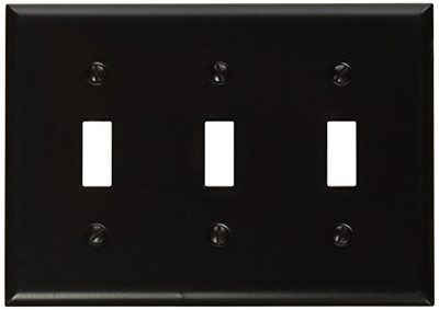Rusticware 789ORB Oil Rubbed Bronze Triple Switch Switchplate - Pack of 5
