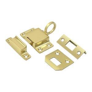 Deltana TC80U3  Draw Solid Brass Transom Catch for Cabinet Doors or Small Windows